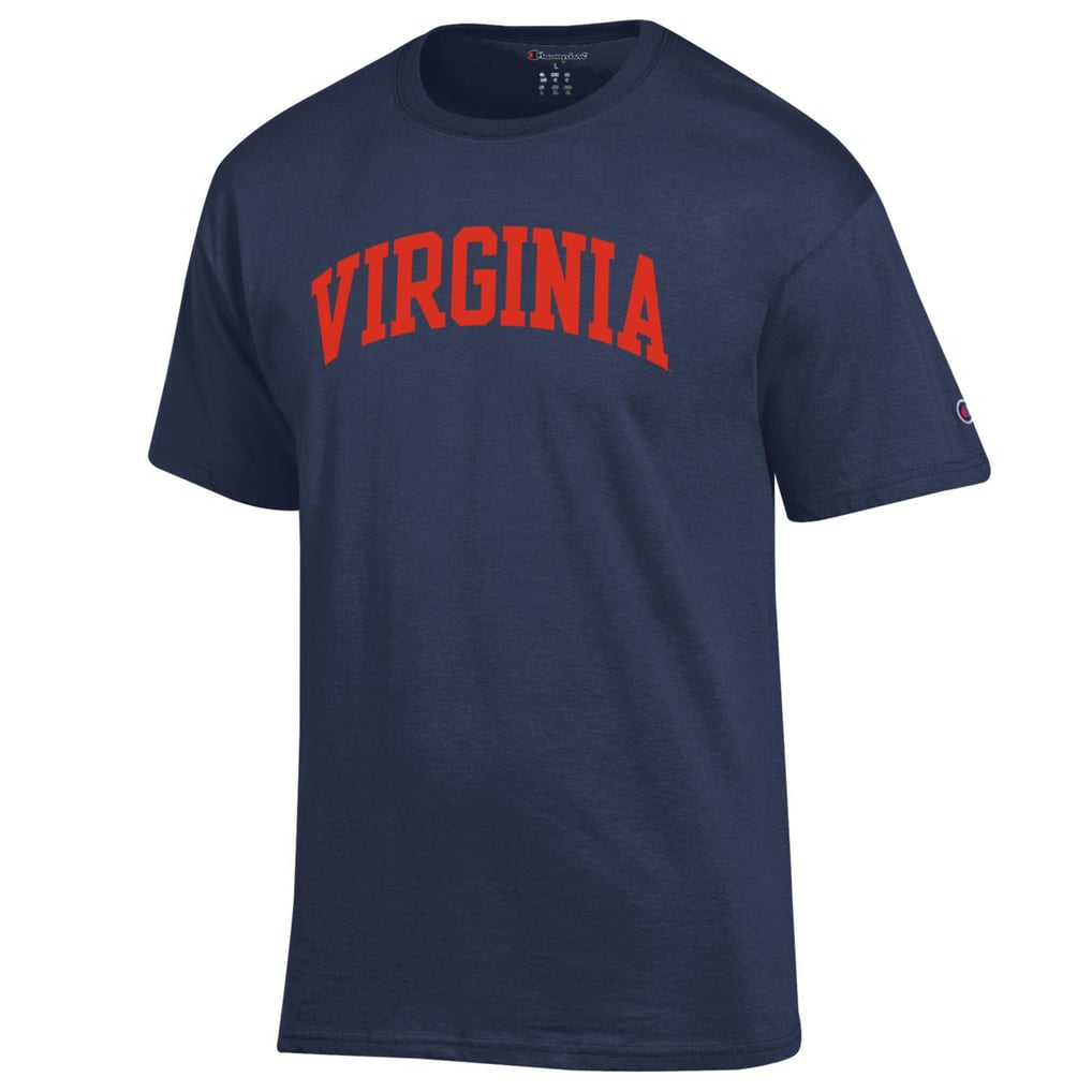  Virginia Cavaliers Champion Basic Arch T-Shirt - Navy