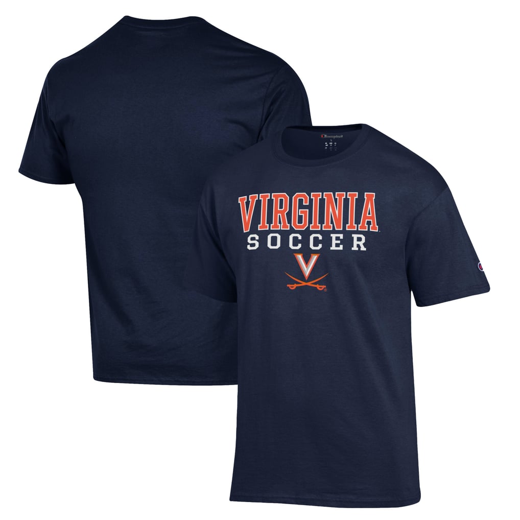 Virginia Cavaliers Champion Soccer Stack Logo T-Shirt - Navy