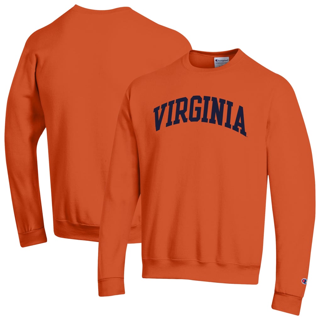  Virginia Cavaliers Champion Basic Arch Fleece Pullover Sweatshirt - Orange