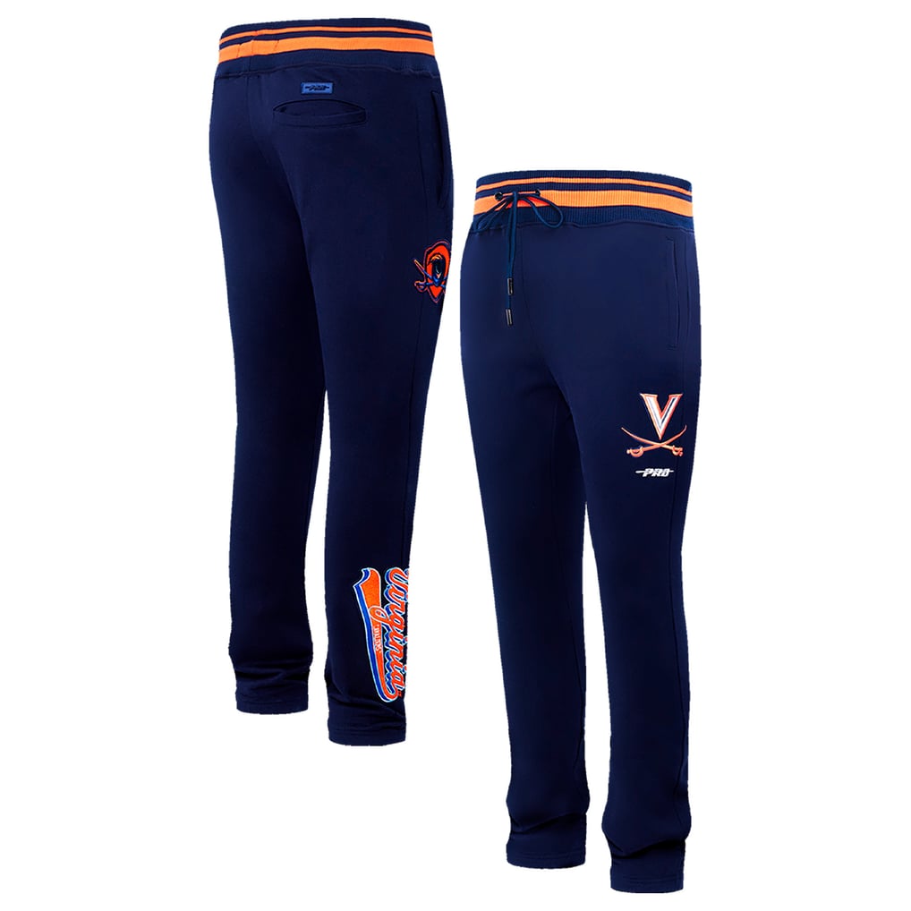 Virginia Cavaliers Pro Standard Script Tail Fleece Sweatpants - Navy