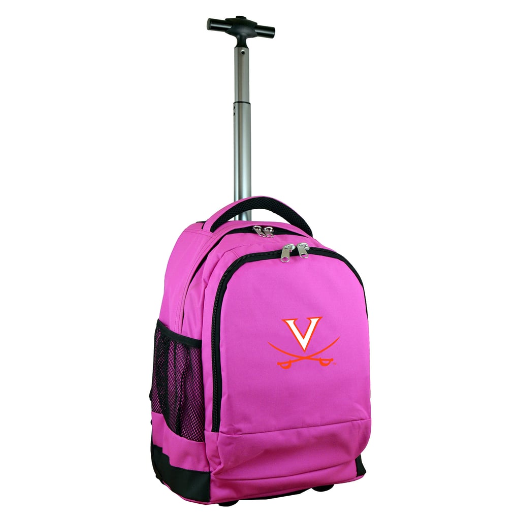 Virginia Cavaliers MOJO 19'' Premium Wheeled Backpack - Pink