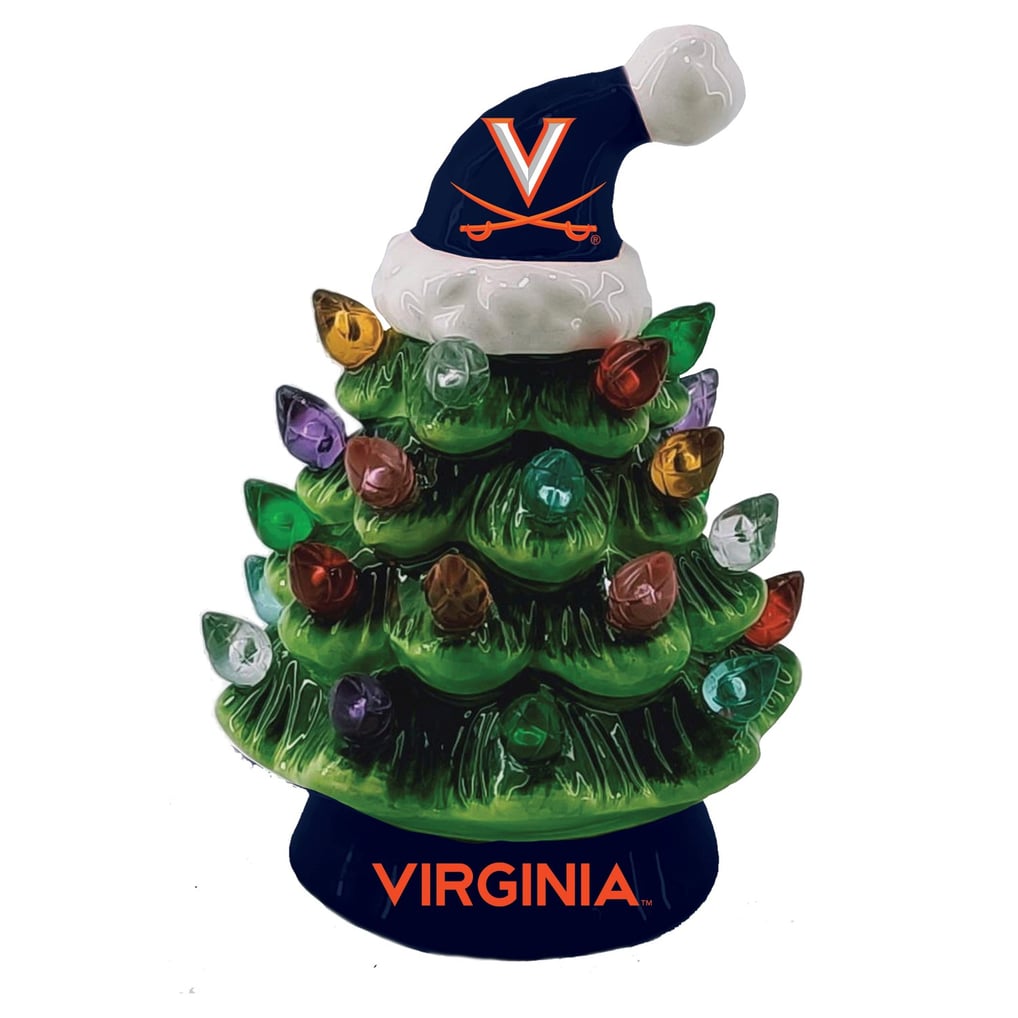 Virginia Cavaliers 8" Light Up Ceramic LED Christmas Tree