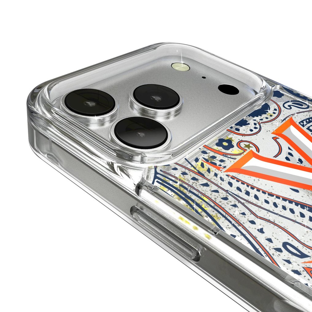 Virginia Cavaliers iPhone Glitter Paisley Design Case