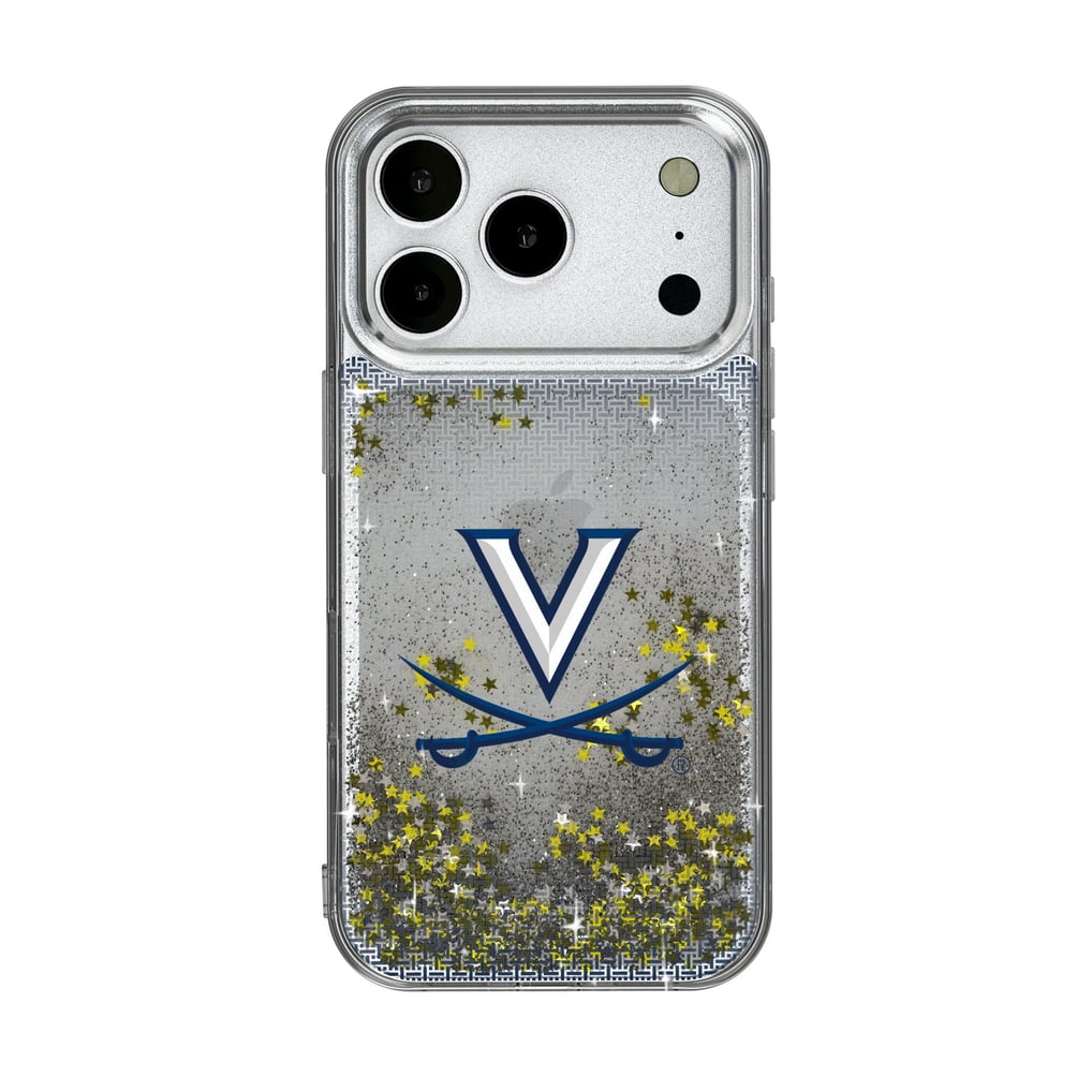 Virginia Cavaliers Linen Logo iPhone Glitter Case