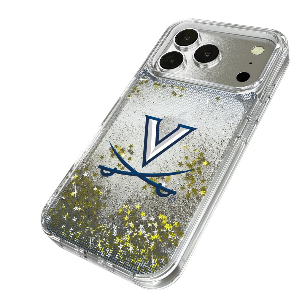 Virginia Cavaliers Linen Logo iPhone Glitter Case