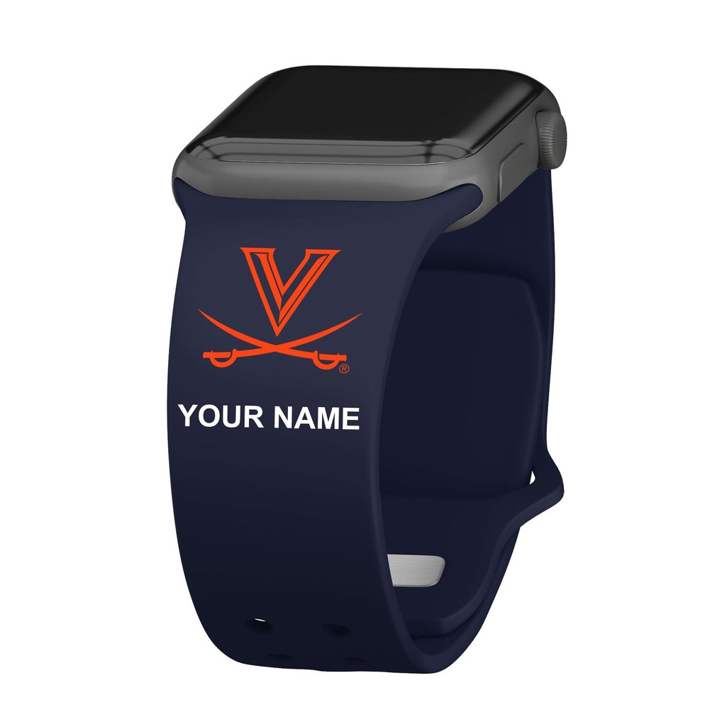Virginia Cavaliers Personalized Silicone Apple Watch Band