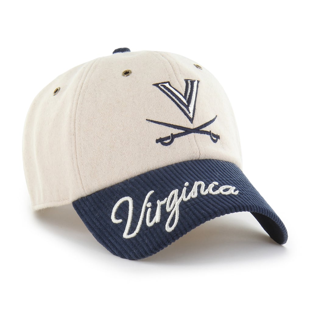 Virginia Cavaliers '47 Women's Rope Script Clean Up Adjustable Hat - White/Navy