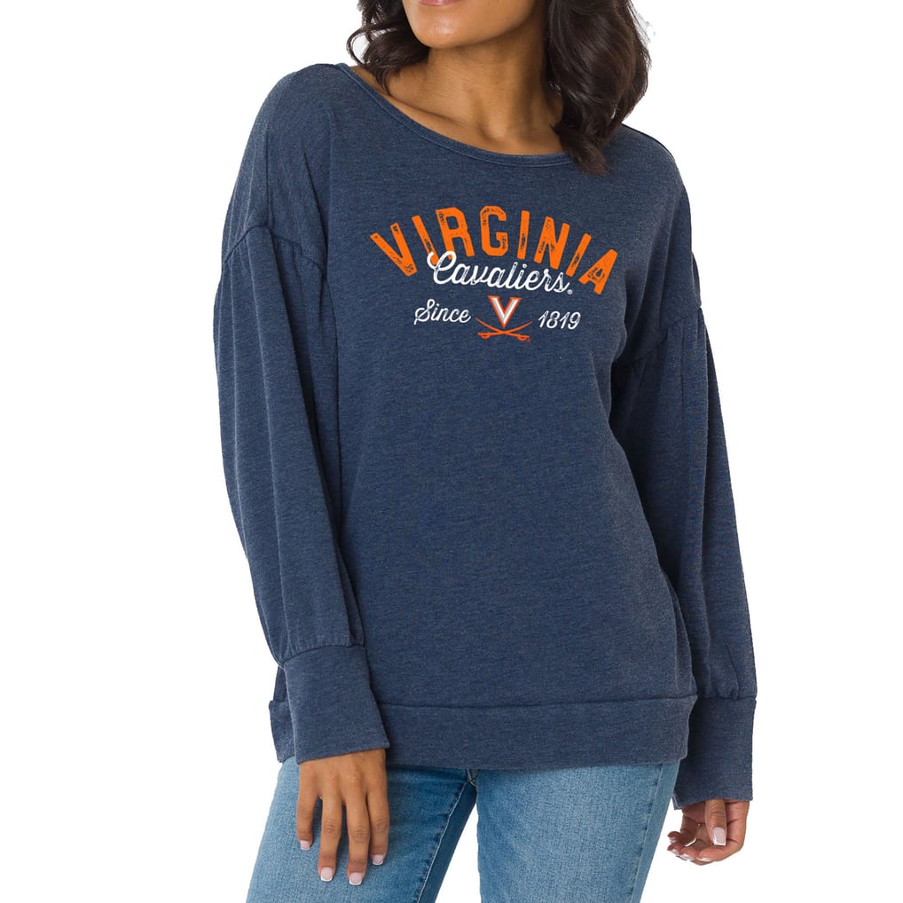 Virginia Cavaliers Women's Brooklyn Pullover Sweatshirt - Navy