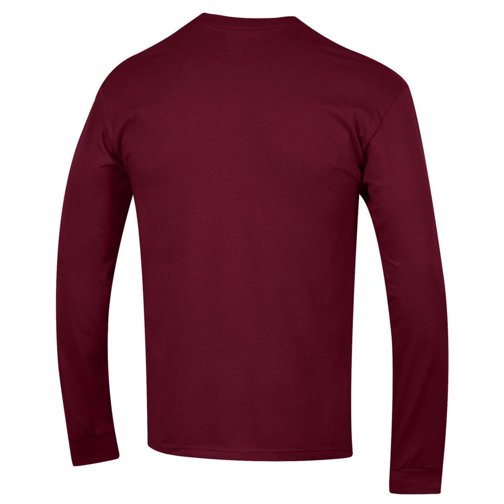 Men's Champion Maroon Virginia Tech Hokies Arch Over Logo Long Sleeve T ...
