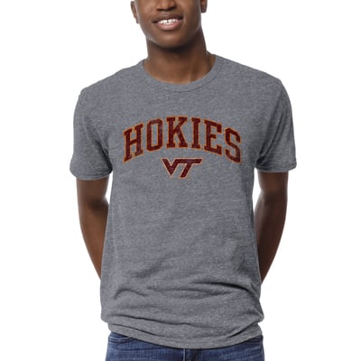Virginia Tech Hokies League Collegiate Wear 1965 Victory Falls T-Shirt - Heather Gray