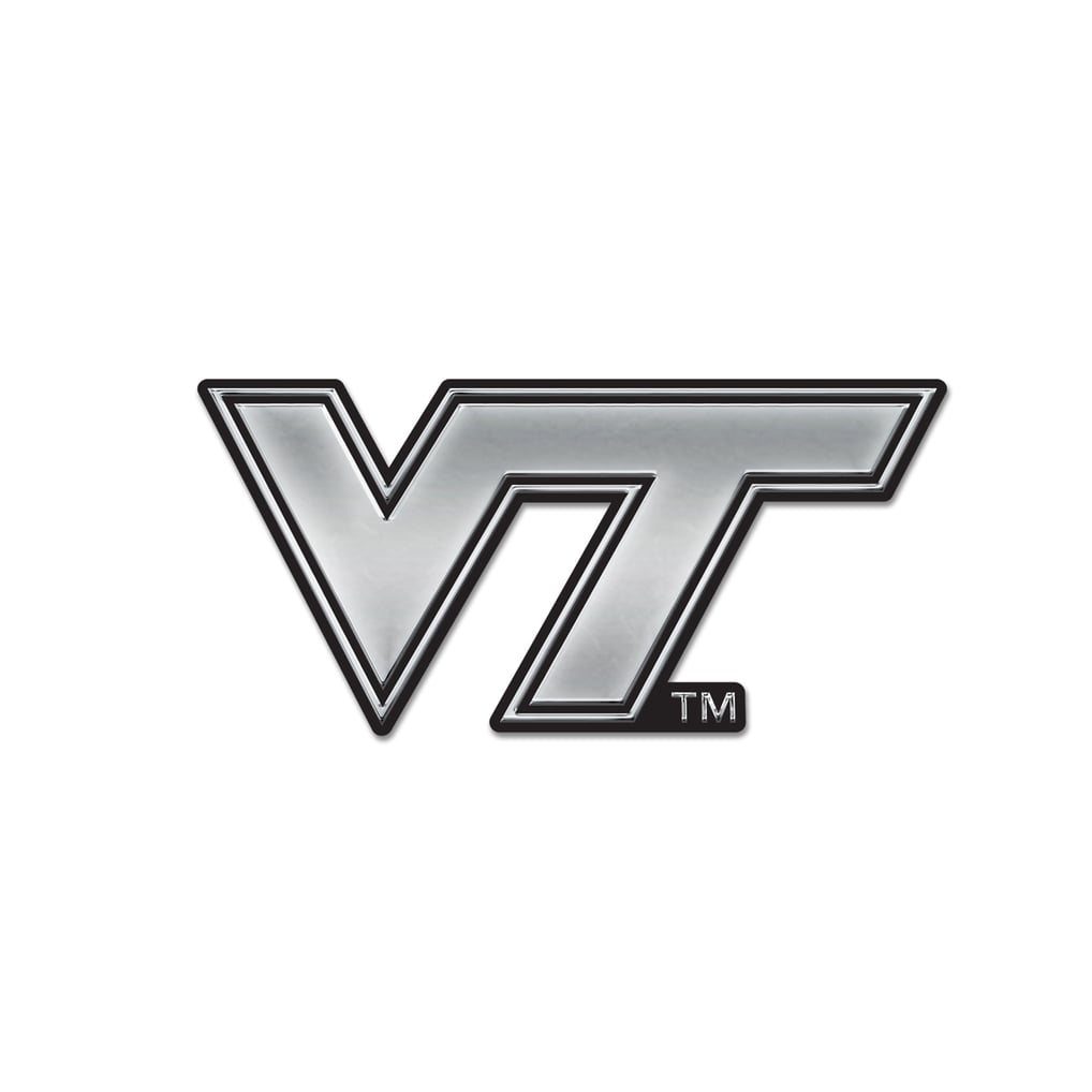 Virginia Tech Hokies WinCraft Chrome Auto Emblem