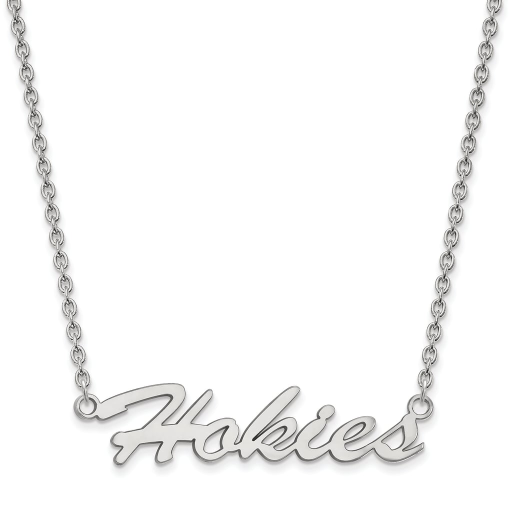 Virginia Tech Hokies Women's Sterling Silver Script Necklace
