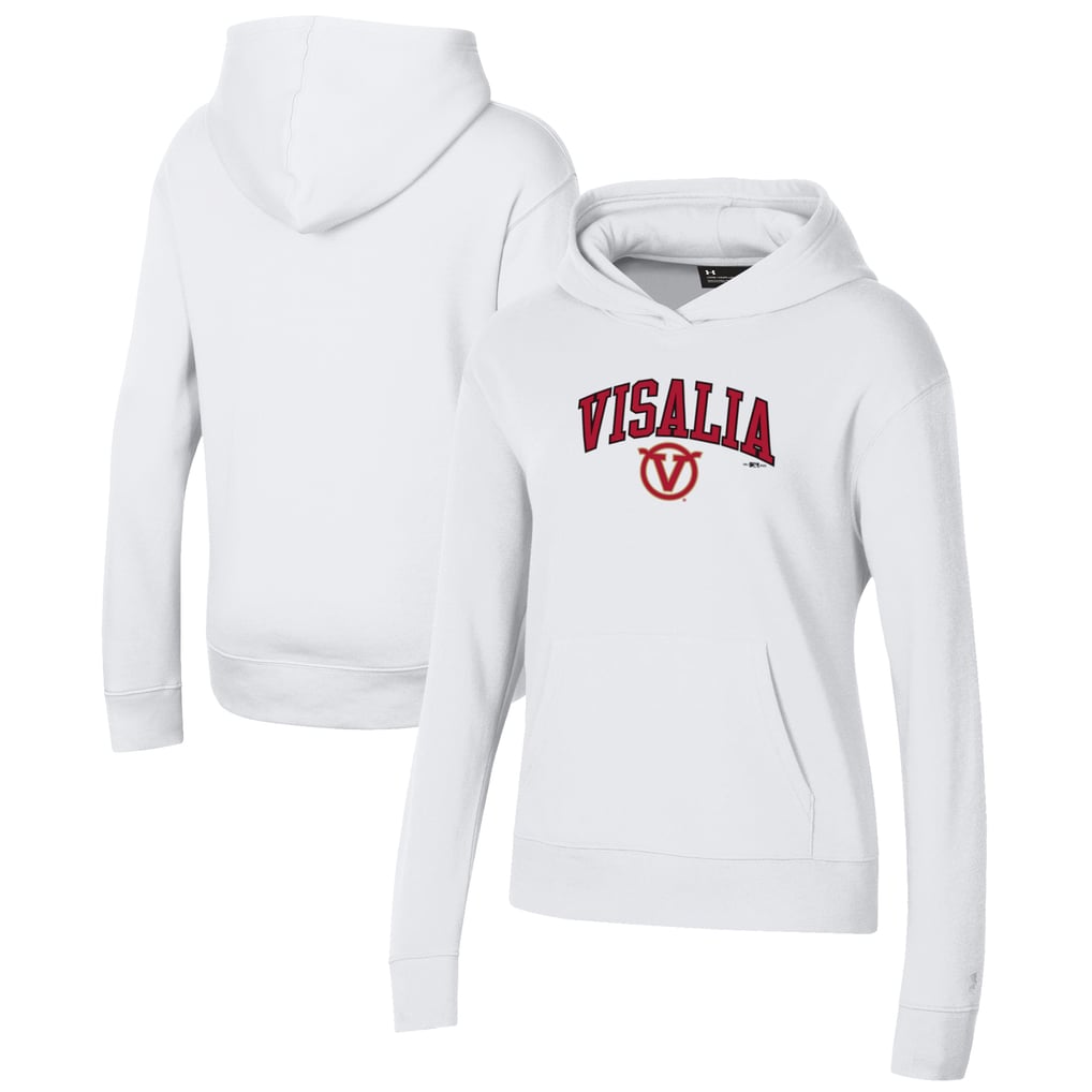 Visalia Rawhide Under Armour Women's All Day Pullover Hoodie - White
