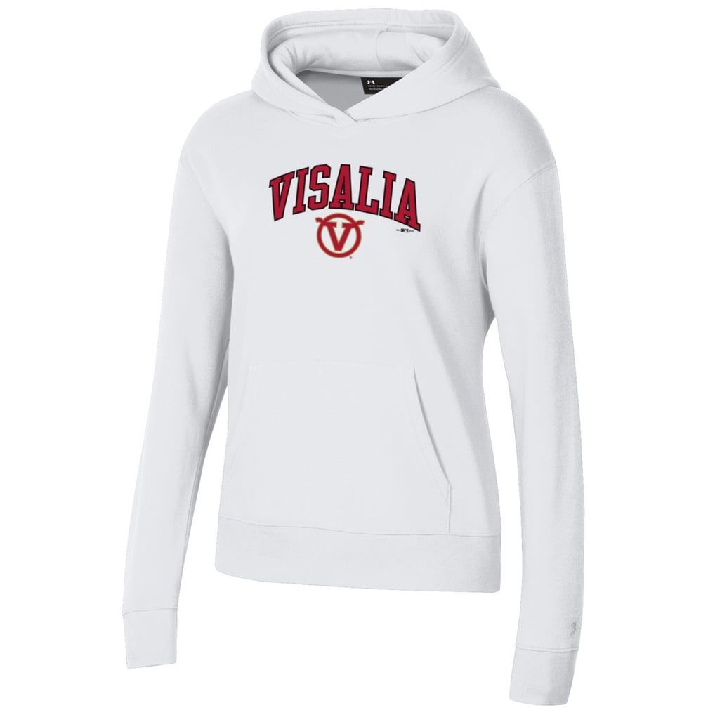 Visalia Rawhide Under Armour Women's All Day Pullover Hoodie - White