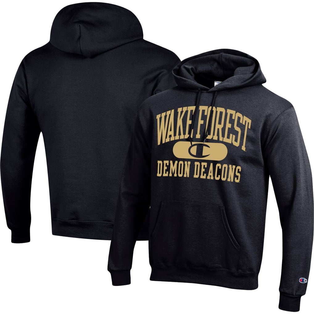 Wake Forest Demon Deacons Champion Arch Pill Pullover Hoodie - Black