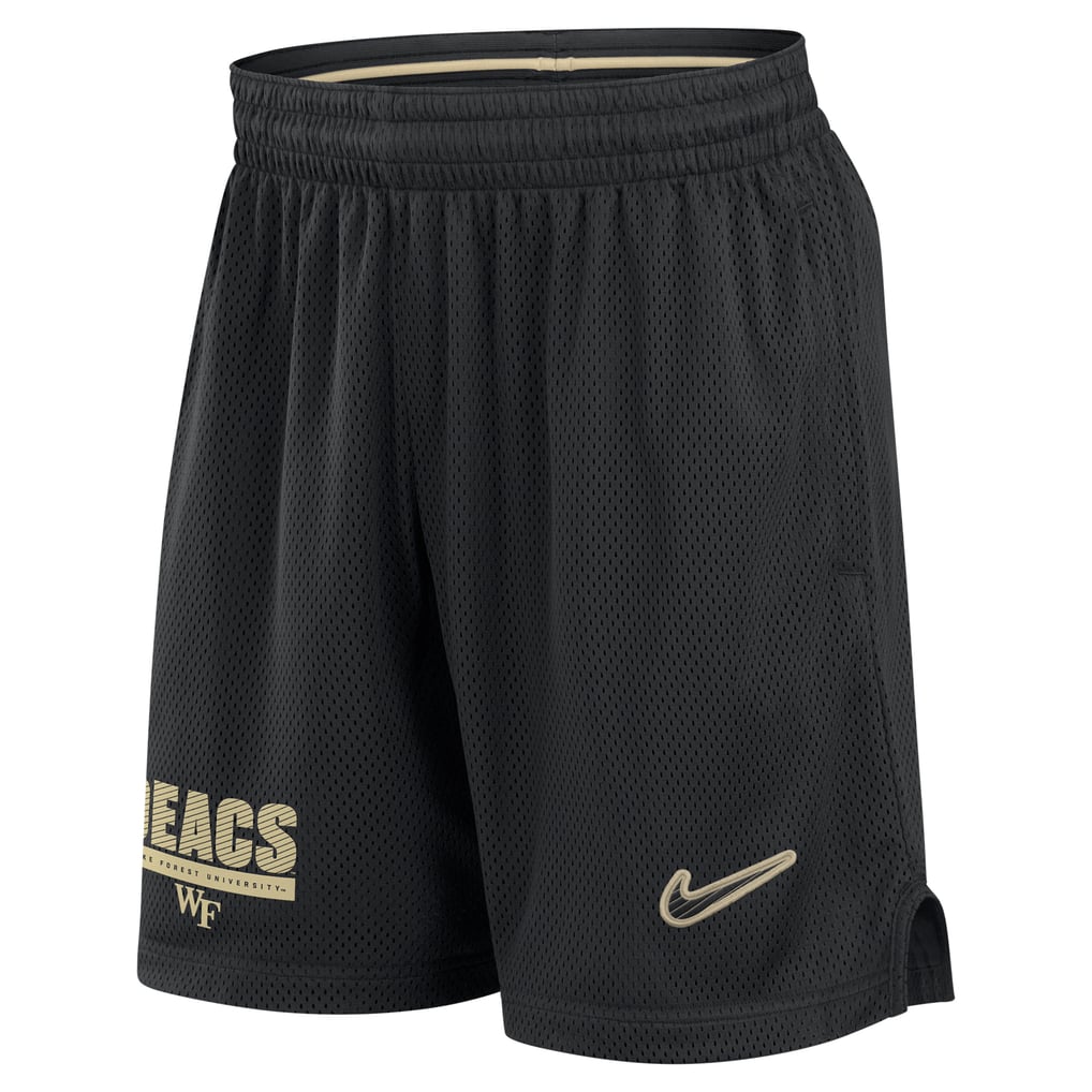 Wake Forest Demon Deacons Nike 2024 Sideline Mesh Shorts - Black