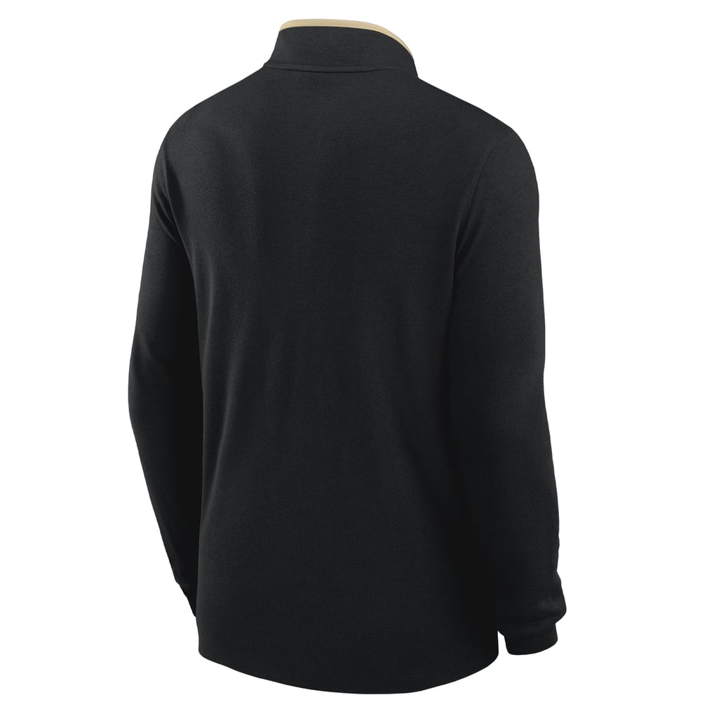Wake Forest Demon Deacons Nike Basketball Victory Dri-FIT Half-Zip Pullover - Black