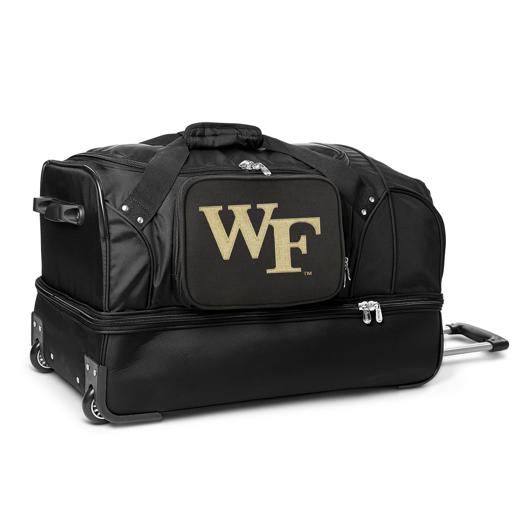 Wake Forest Demon Deacons MOJO 27'' 2-Wheel Drop Bottom Rolling Duffel Bag - Black