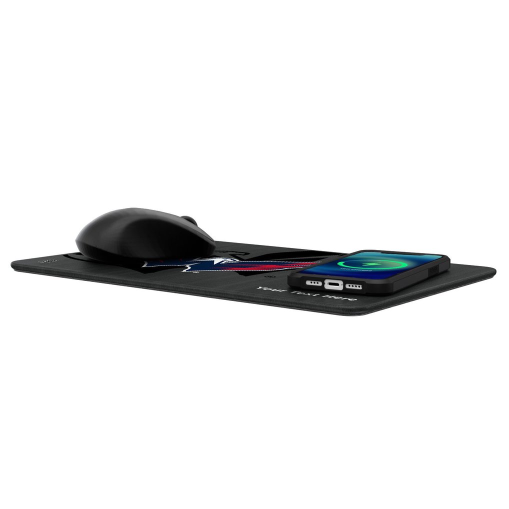 Washington Capitals Keyscaper Personalized 15W Fast Wireless Charger and Mouse Pad