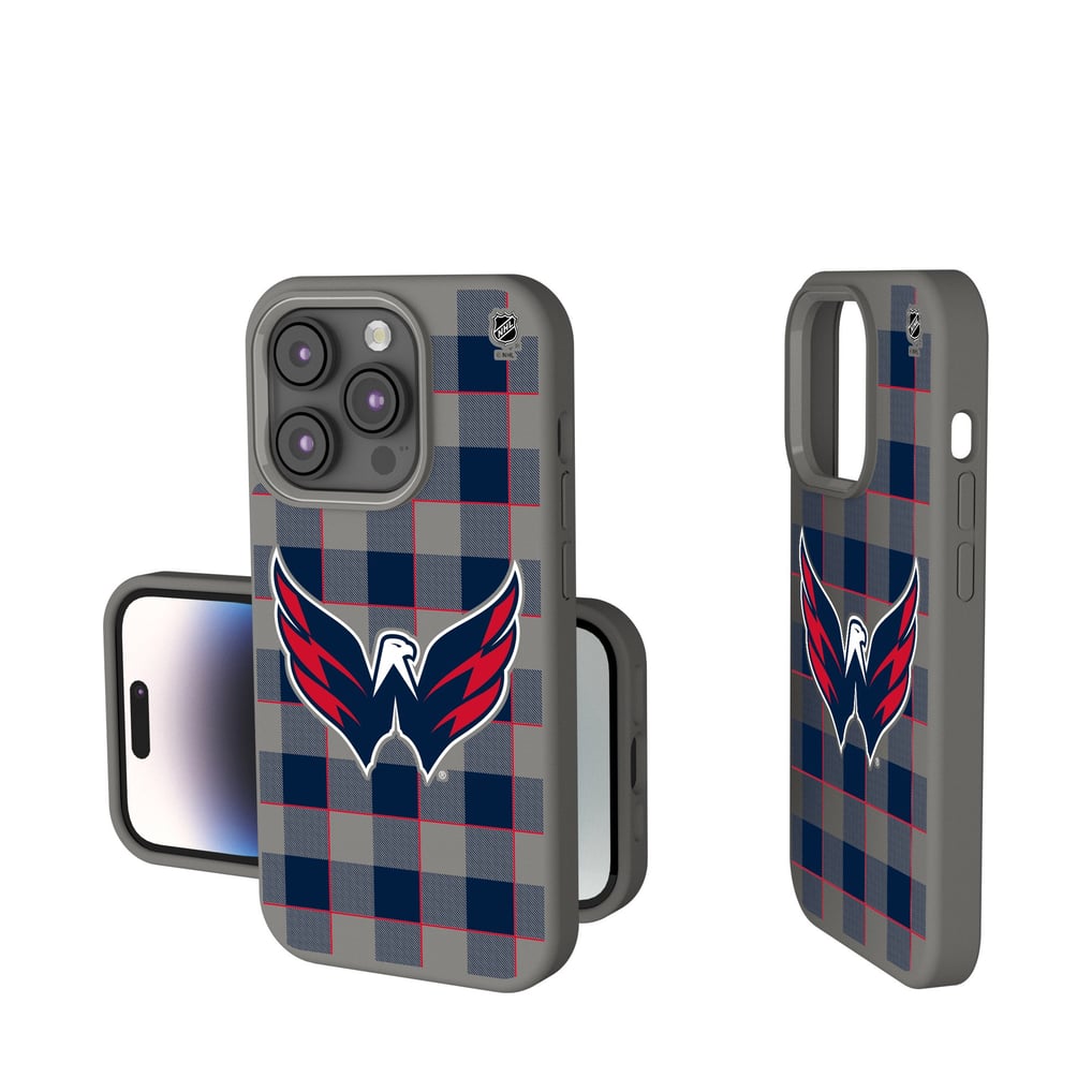 Washington Capitals Keyscaper Plaid Soft Touch iPhone Case
