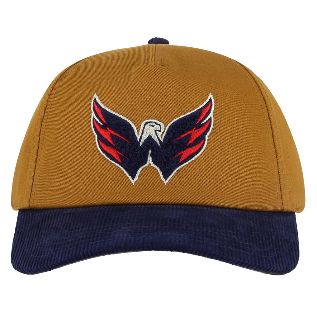  Washington Capitals American Needle Burnett Adjustable Hat - Tan/Navy