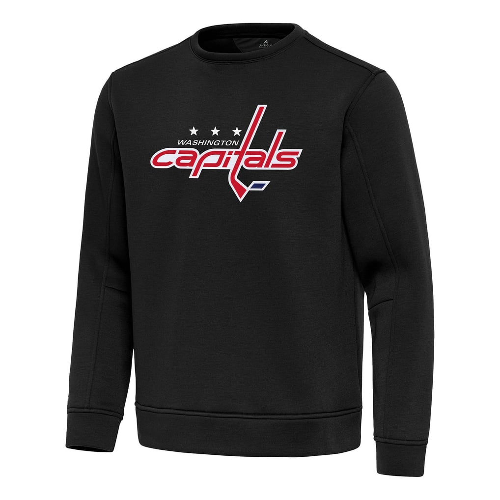 Washington Capitals Antigua Relevant Lightweight Pullover Sweatshirt - Black
