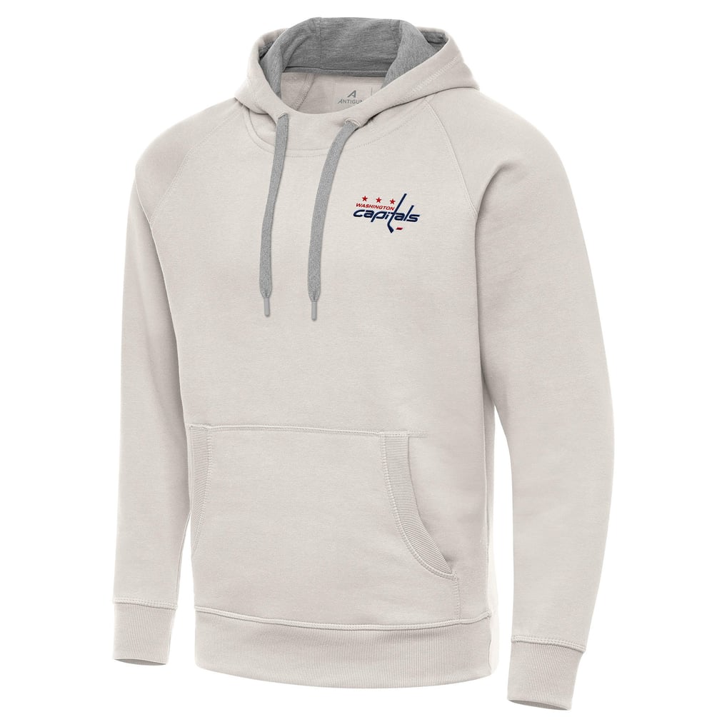 Washington Capitals Antigua Victory Pullover Hoodie - Cream
