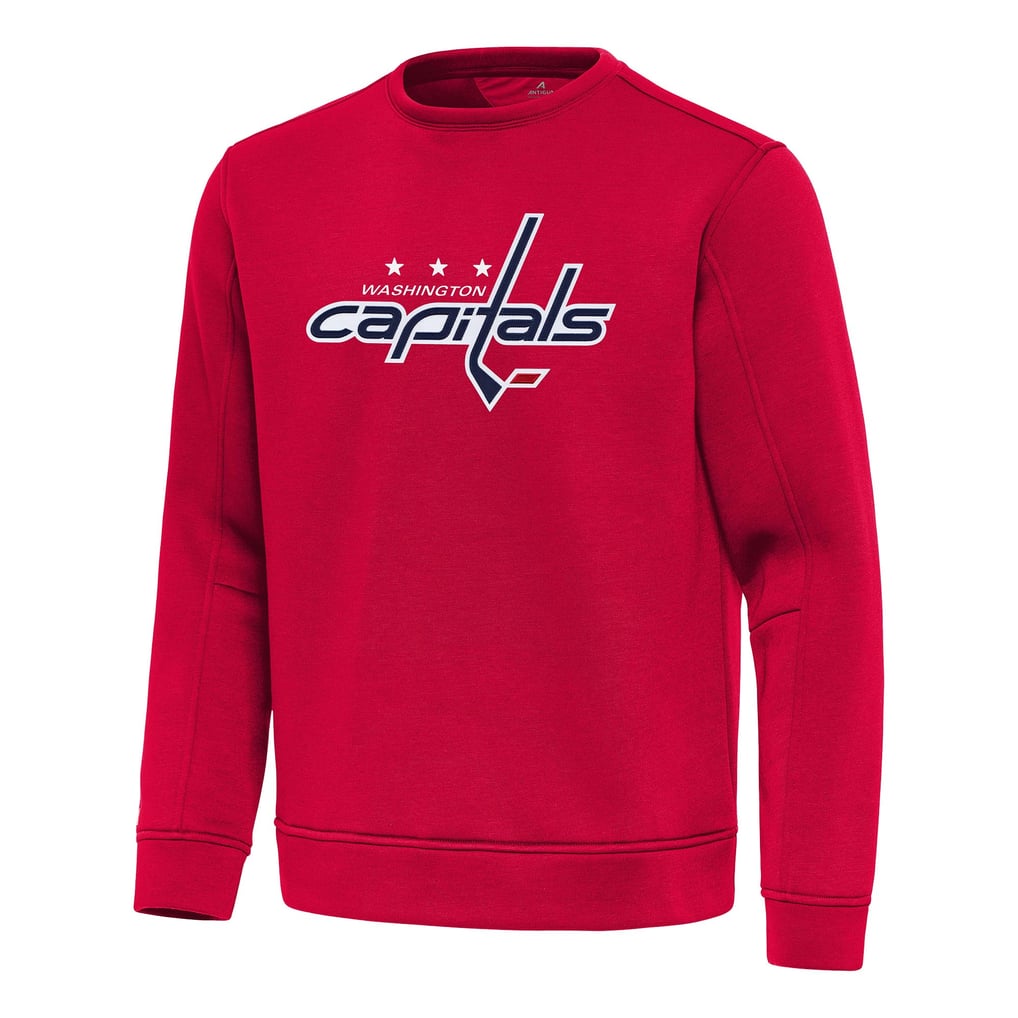 Washington Capitals Antigua Relevant Lightweight Pullover Sweatshirt - Red