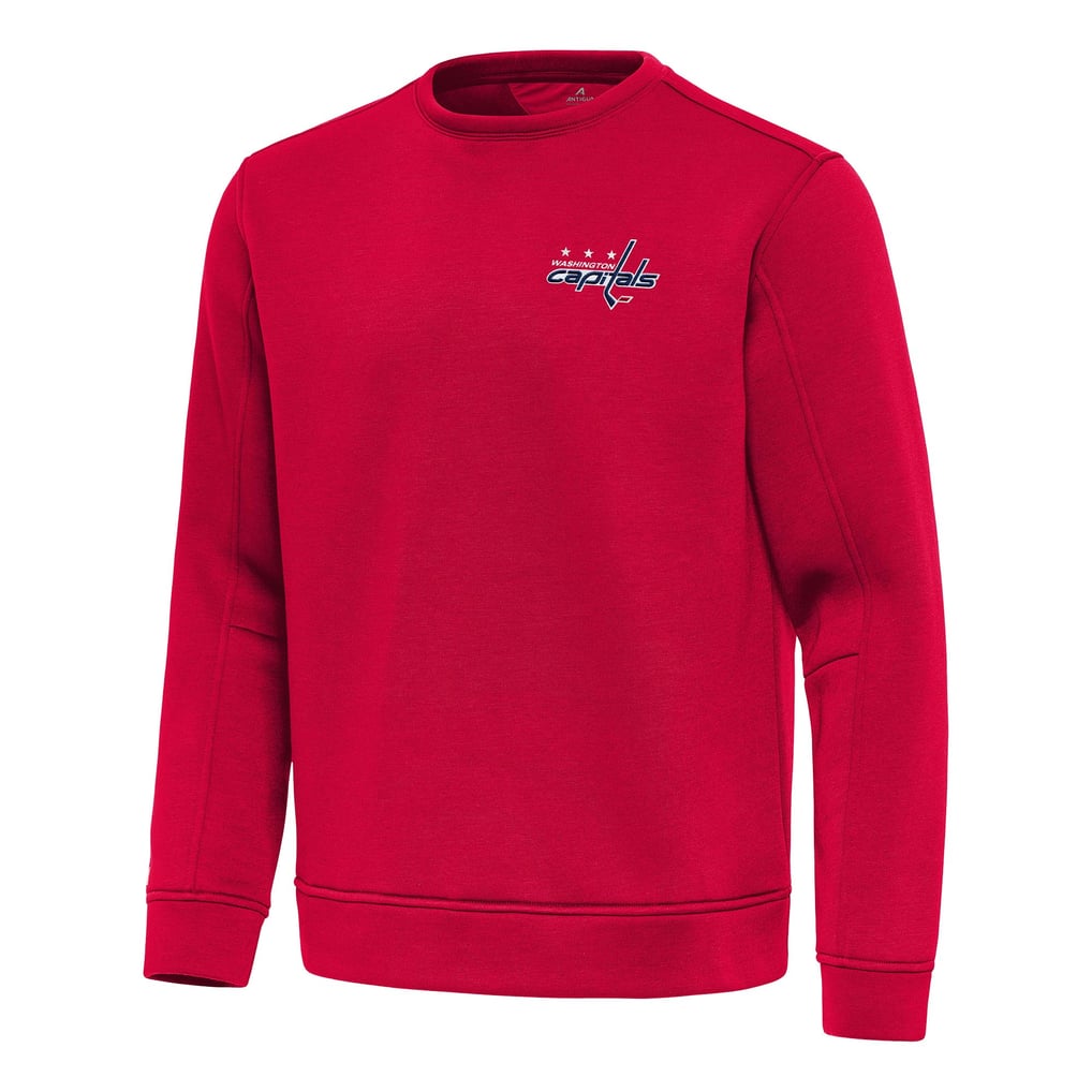 Washington Capitals Antigua Relevant Lightweight Pullover Sweatshirt - Red