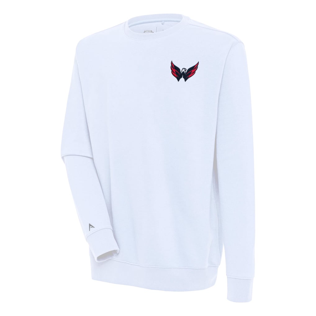  Washington Capitals Antigua Victory Pullover Sweatshirt - White