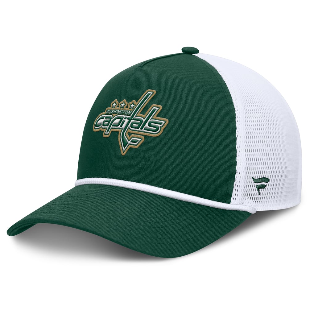 Washington Capitals Fanatics Bermuda A-Frame Adjustable Hat - Green/White