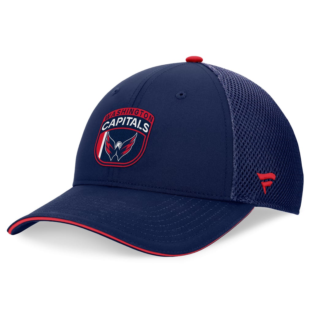 Washington Capitals Fanatics 2024 NHL Draft On Stage Trucker Adjustable Hat - Navy