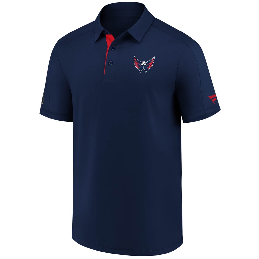 Washington Capitals Fanatics Authentic Pro Locker Room Polo - Navy