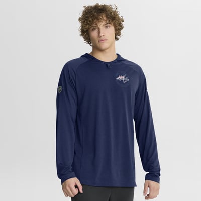 Washington Capitals Fanatics Authentic Pro Rink Hoodie - Navy