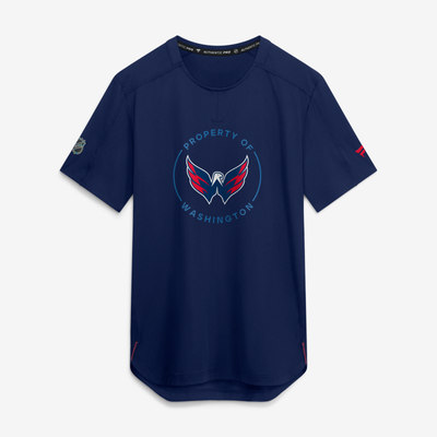 Washington Capitals Fanatics Authentic Pro Train Performance T-Shirt - Navy