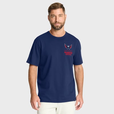Washington Capitals Fanatics Crash The Net Legacy T-Shirt - Navy