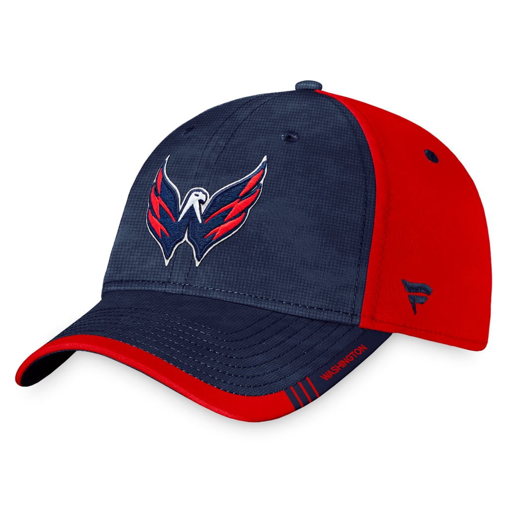 Washington Capitals Fanatics Authentic Pro Rink Camo Flex Hat - Navy/Red
