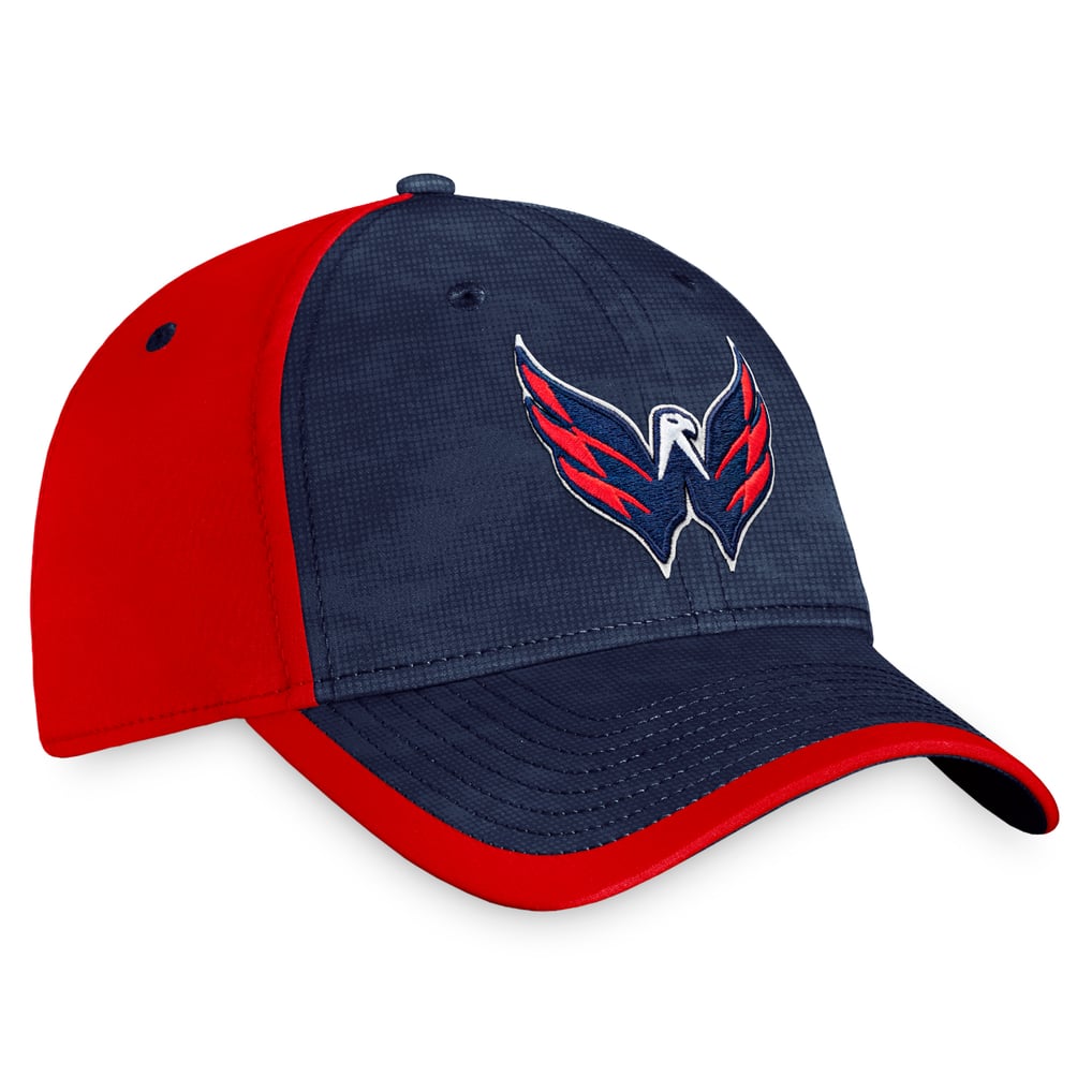 Washington Capitals Fanatics Authentic Pro Rink Camo Flex Hat - Navy/Red