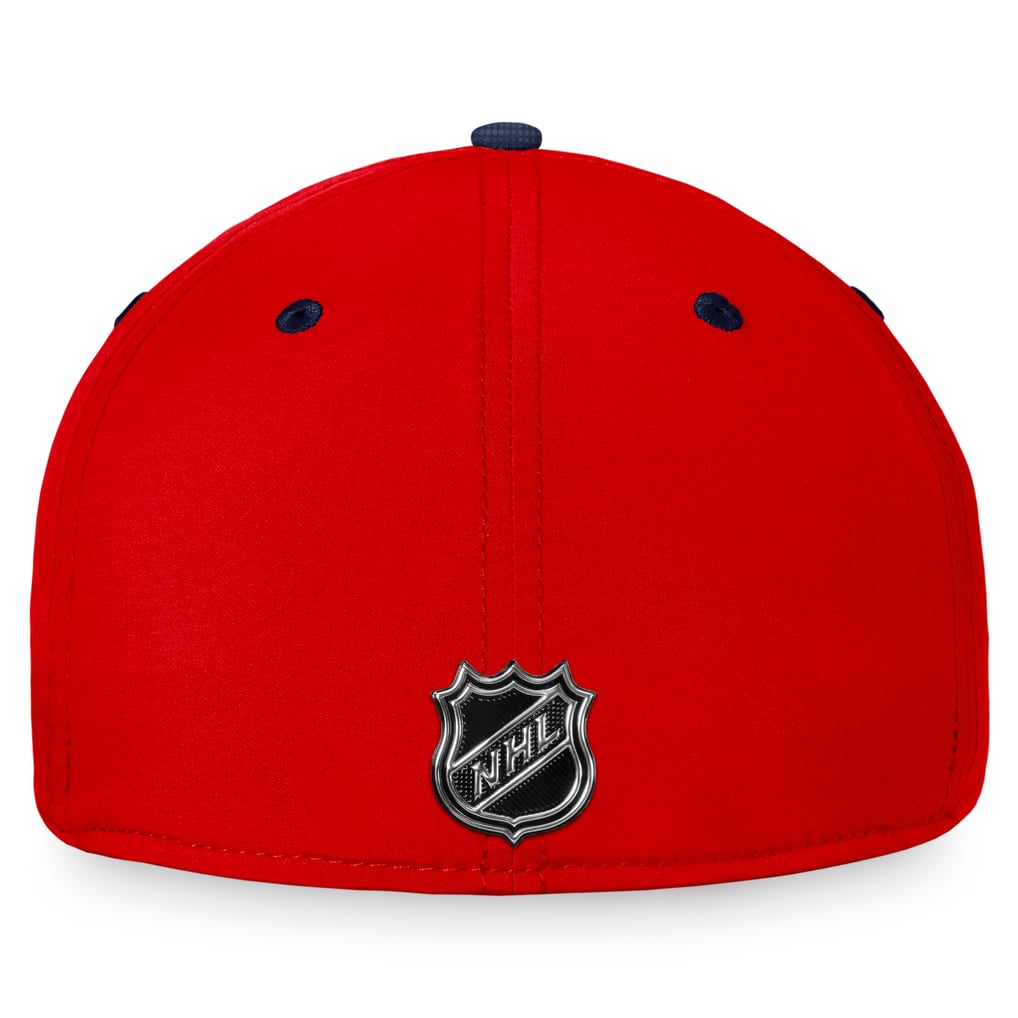 Washington Capitals Fanatics Authentic Pro Rink Camo Flex Hat - Navy/Red