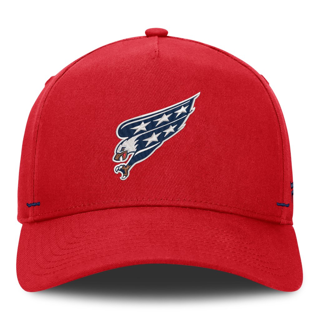 Washington Capitals Fanatics Alternate Authentic Pro Rink A-Frame Adjustable Hat - Red