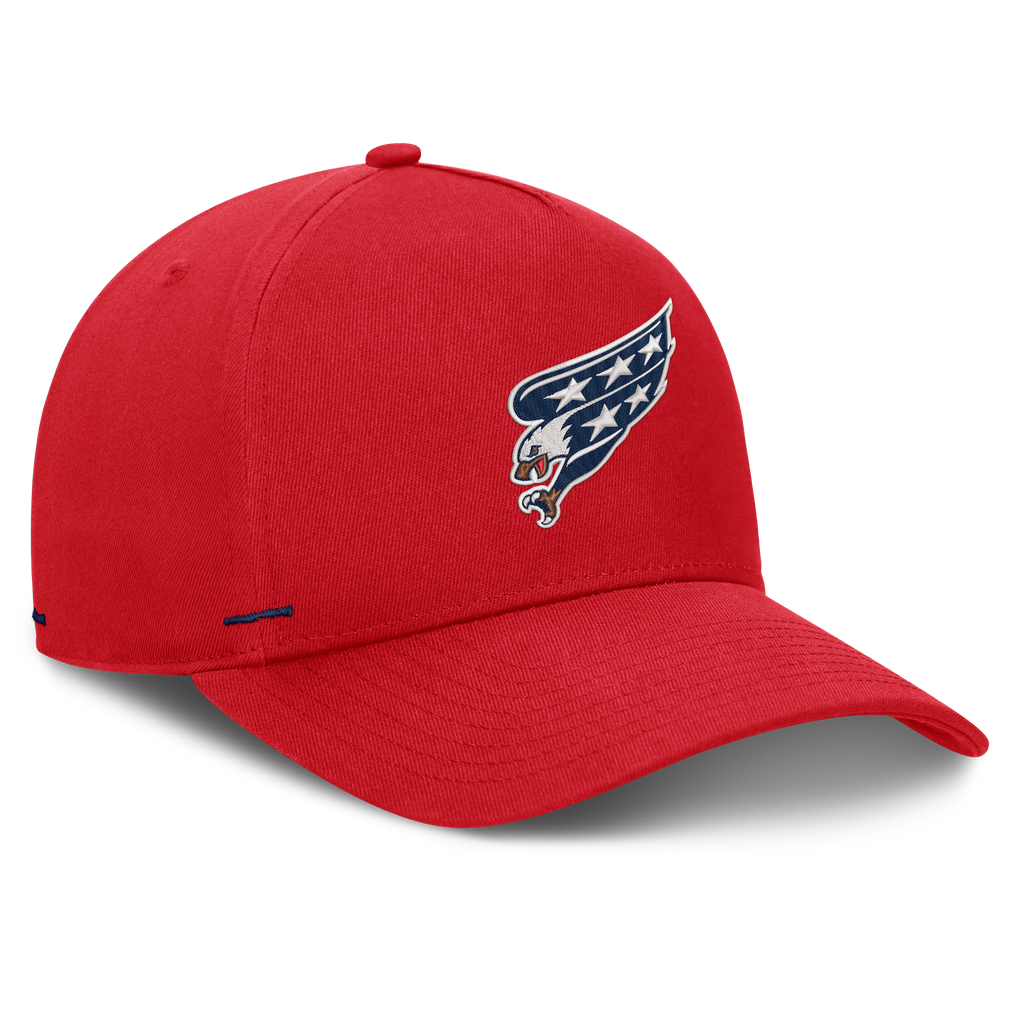 Washington Capitals Fanatics Alternate Authentic Pro Rink A-Frame Adjustable Hat - Red