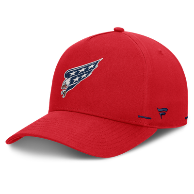 Washington Capitals Fanatics Alternate Authentic Pro Rink A-Frame Adjustable Hat - Red