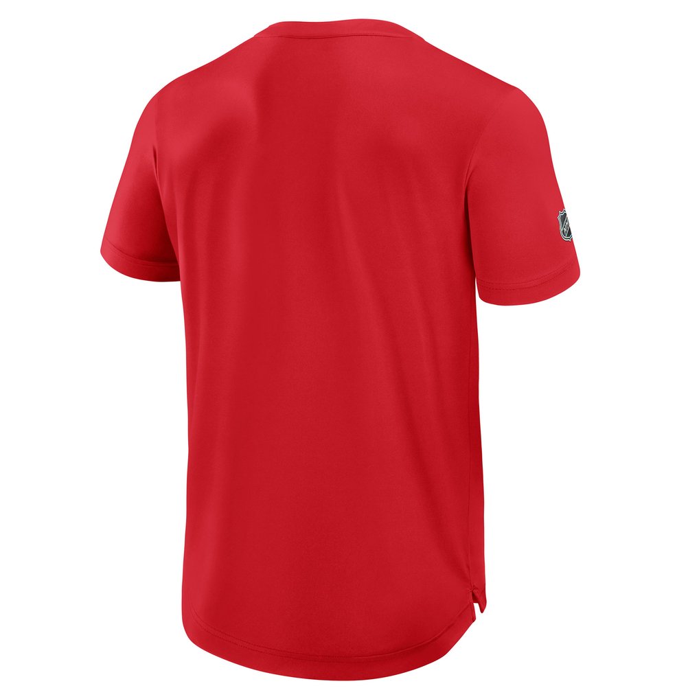 Washington Capitals Fanatics Authentic Pro Rink Tech T-Shirt - Red