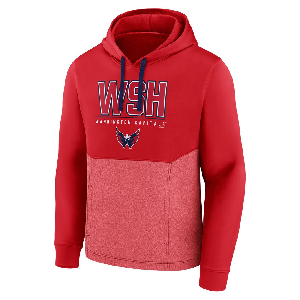 Washington Capitals Fanatics Successful Tri-Blend Pullover Hoodie - Red