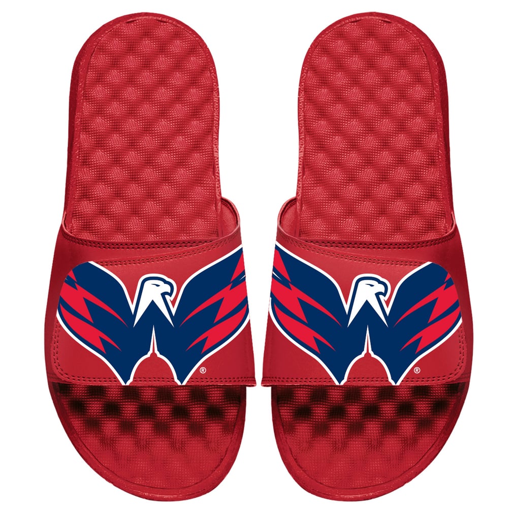Washington Capitals ISlide Blown Up Logo Slide Sandals - Red