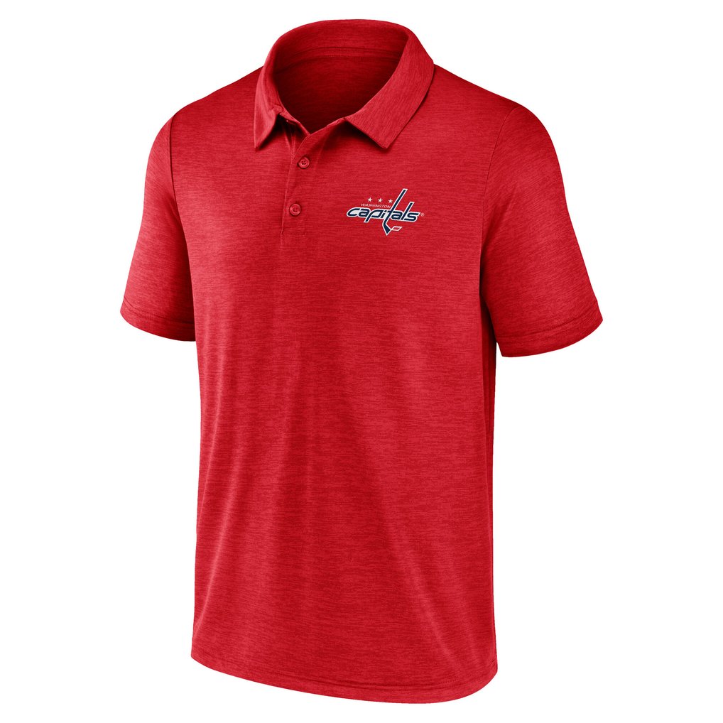 Washington Capitals Logo Athletic Unstoppable Polo - Red