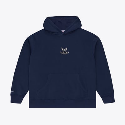 Washington Capitals Mitchell & Ness Core Essentials Hoodie - Navy
