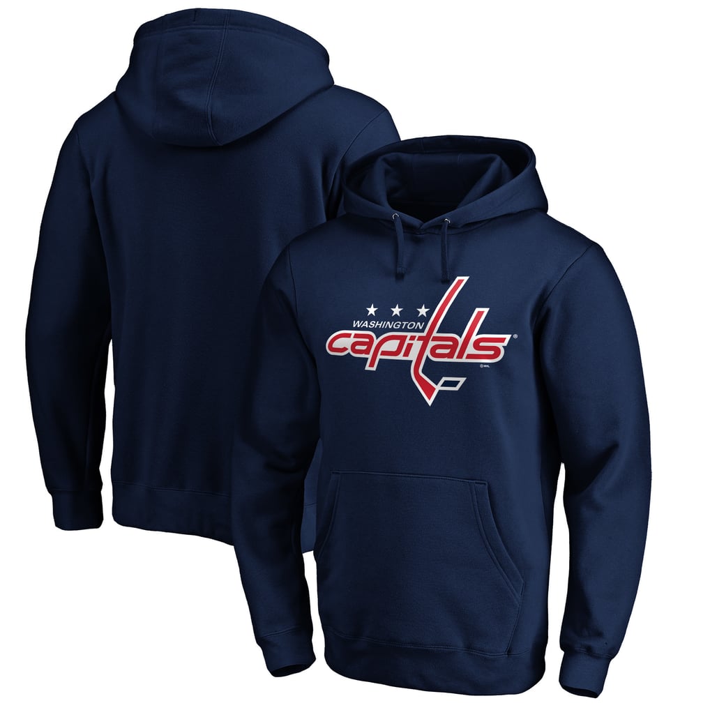 Washington Capitals Primary Logo Pullover Hoodie - Navy