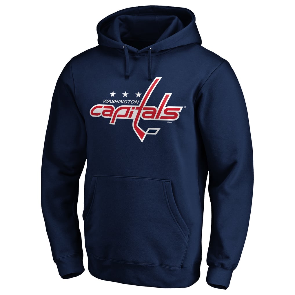 Washington Capitals Primary Logo Pullover Hoodie - Navy