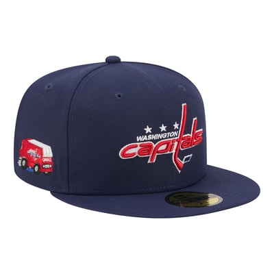  Washington Capitals New Era Zamboni 59FIFTY Fitted Hat - Navy